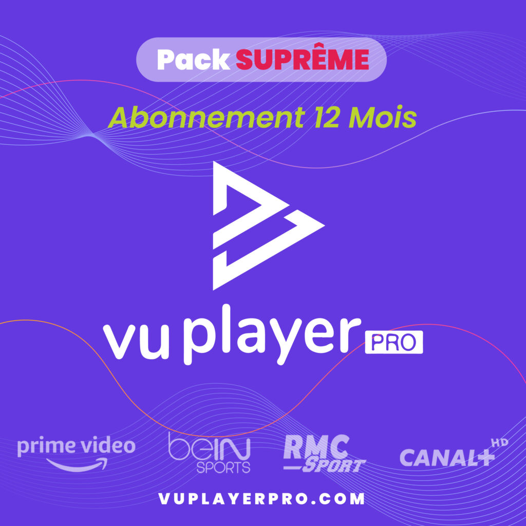 Abonnement Vu Player Pro 12 mois